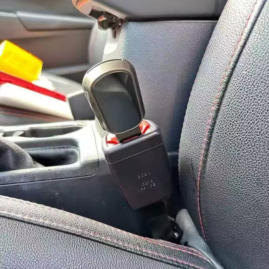 Car Seat Belt Extender Safety Buckle Thick Insert: 1/2PCS Socket Lock Plug Automotive Accessory