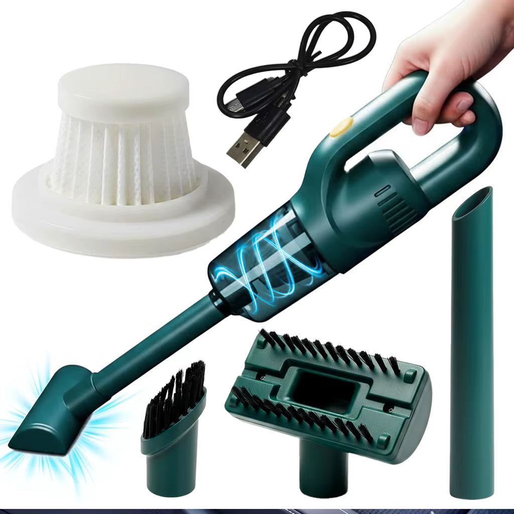 Cordless Handheld Vacuum Cleaner – Powerful Suction for Home and Car